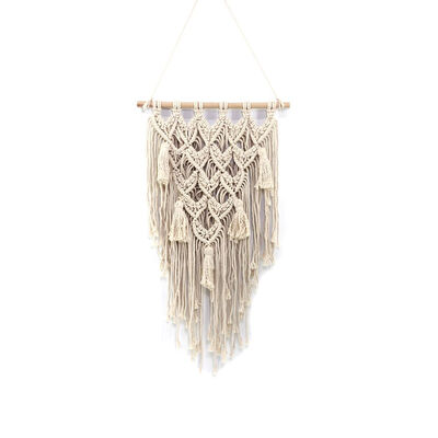 

UpperX Bohemia home cafe Decor Handmade Macrame Cotton Woven Wall Art Hanging Tapestry