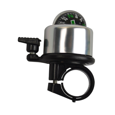 

BOWONIKE Bicycle Bike Handlebar Bell Ring Ping Bell Bicycle Bell with Gradienter Compass