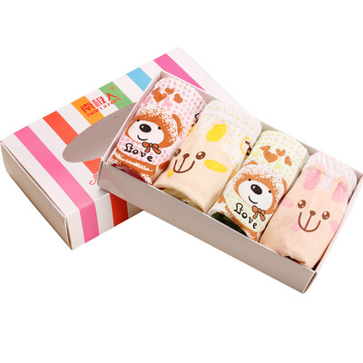 

Antarctic Nanjiren children&39s underwear boys&girls triangle angle 4 boxed baby underwear girl triangle 110