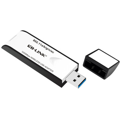 

(B-LINK) H16 1200M двухдиапазонный интеллектуальный бесплатный привод 5g беспроводная карта USB3.0 высокоскоростная через стену настольный компьютер / ноутбук беспроводной WiFi приемник портативный WiFi запуск