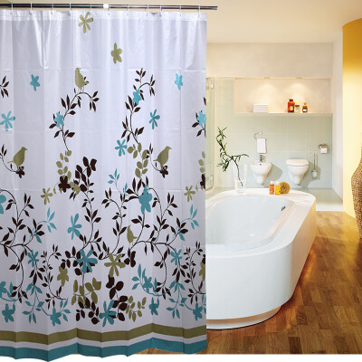 

Mercure guest sea bottom fish polyester shower curtain 180180CM