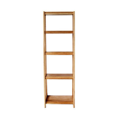 

New design solid wood 5-tiers standing display shelf