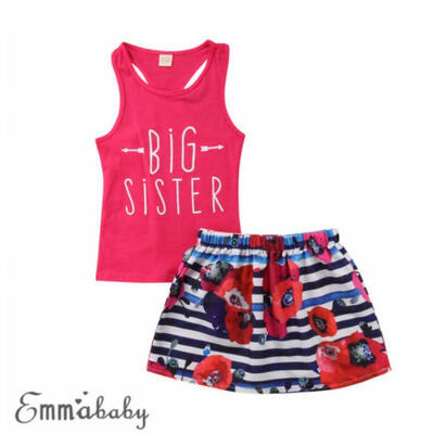 

Emmababy Flower Baby Girls Outfit Clothes Romper Tops T-shirtShorts dress Set