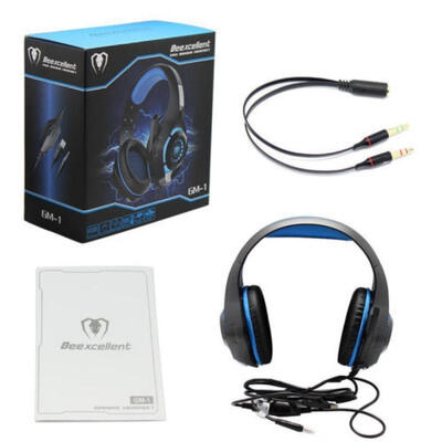 

Wired Bluetooth Headphone Folding Headset Stereo Heavy Bass Earphone Handfree US