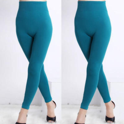 

NEW WOMEN LADIES THICK WINTER THERMAL LEGGINGS FLEECE LINING SIZE PLUS