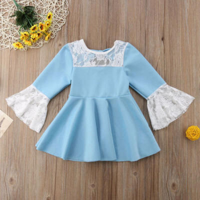 

Girl Dress Baby Toddler Birthday Princess Lace Tutu Party Holiday Wedding 0-5Y