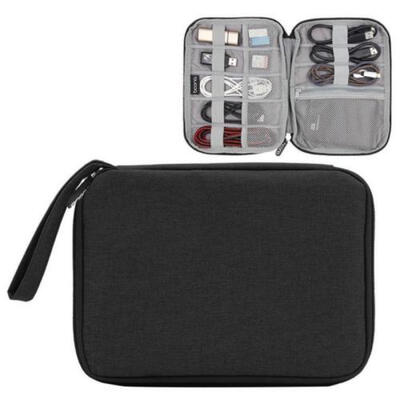 

Electronic Accessories Cable USB Drive Organizer Bag Portable Travel Bag CAN