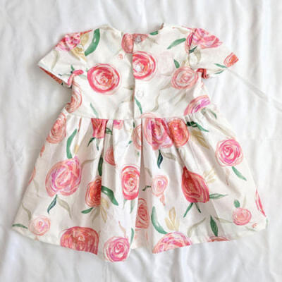 

UK Stock Kids Baby Girls Casual Dresses Toddlers Sundress Floral Outfit Dress SU