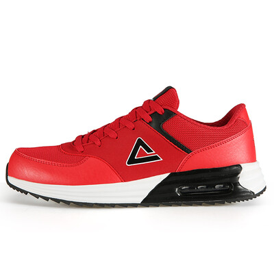 

PEAK mens shoes autumn&winter models non-slip wear-resistant casual shoes fashion running shoes DE740179 Pike red black 44 yards