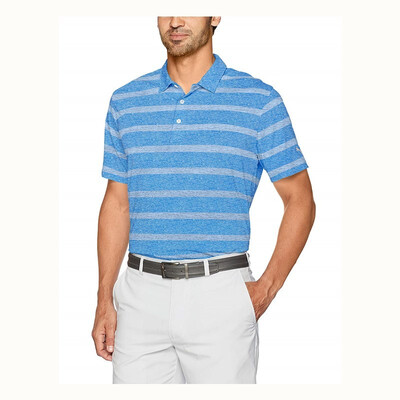 

2018 golf mens pounce stripes POLO shirt New fashion breathable