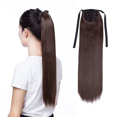 

3 Types Ponytail Extensions One Piece Claw Jaw Pony Tail Clip in Hair Extensions Curly Long Straight Soft Silky
