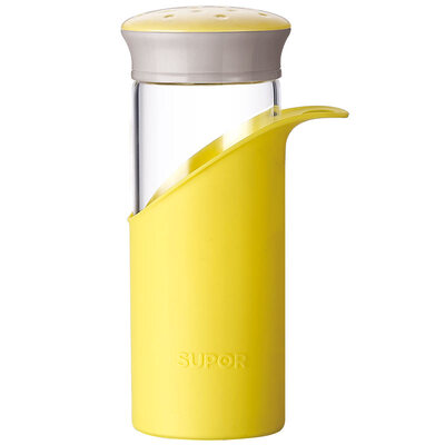 

Jingdong Supermarket] Supor supor slim heat-resistant glass · crystal rhyme series cup 280ml (Hong Mang yellow) KC28AV2