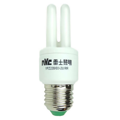 

[Jingdong Supermarket] NVC lighting (NVC) energy-saving lamps E27 big mouth 2U3W2700K incandescent light (yellow)