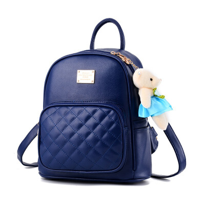 

NovelTeez Backpack College Wind Leisure Backpack Korean Wave Fashion Lady Bag Bear Bag