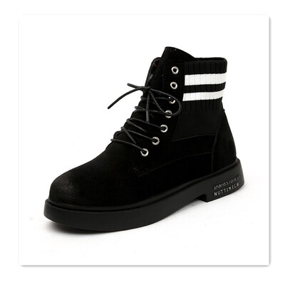 

Autumn&winter new skinning Martin boots fashion England dirty head boots short tube wild wool tie student mouth casual boots f