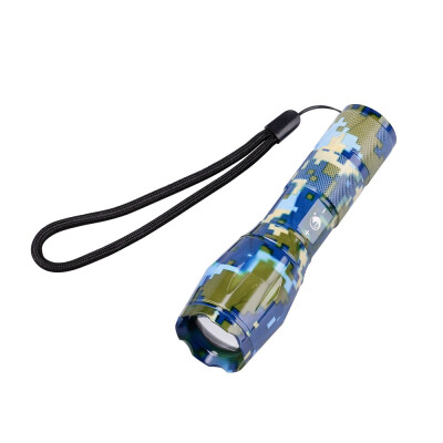 

UKing Zq-X1061 Cree T6 1000LM 5 Mode Zoomable Camouflage Flashlight Torch Set 5500K Multiple Color