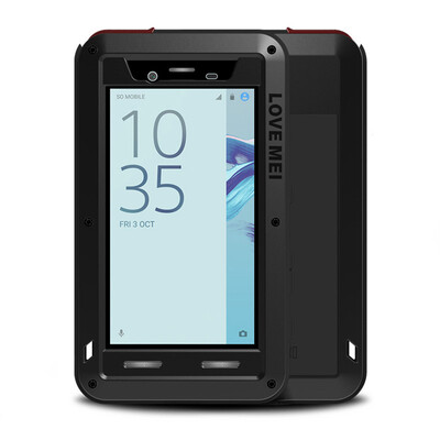 

sFOR SONY Xperia X Compact Case Gorilla Glass Full Body Protective Aluminum Shockproof Armor Cover sFOR SONY X Compact Case