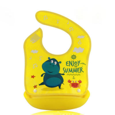 

Washable Silicone Infant Feeding Baby Kid Children Bib Baby Feeding Food Catcher