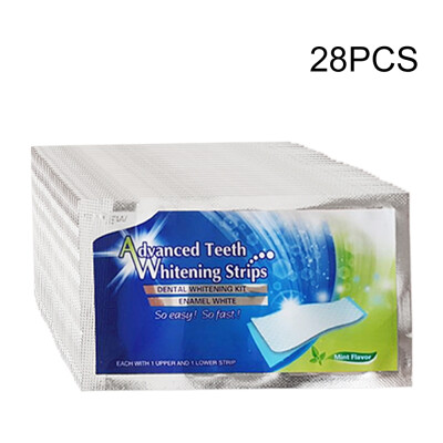 

1351028PCS Professional Teeth Whitestrips Non-Stimulating Anti-Sensitive Dental Advanced Teeth Whitening Strips Useful Oral To