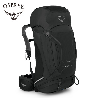 

Osprey Kitty backpack hiking professional outdoor bag large capacity backpack mens backpack comes with rain cover Kestrel 48 gray  L