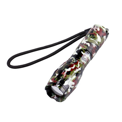 

UKing Zq-X1061 Cree T6 1000LM 5 Mode Zoomable Camouflage Flashlight Torch Set 5500K Multiple Color