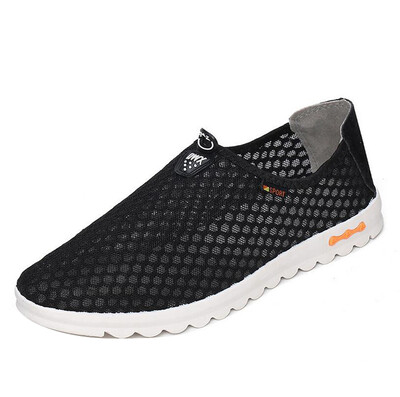 

Men Breathable Walk Hiking Running Sneakers Slip On Sport Tennis Shoe Loafer