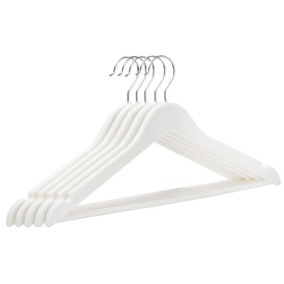 

Additives hangers imitation wood plastic hangers 5 Pack ivory white WG-1259