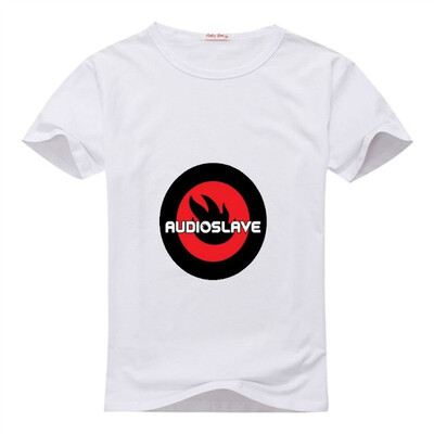 

Audioslave Rock Band Logo For Printed Short Tee Tshirt womens