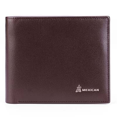 

Scarecrow MEXICAN Men&39s Wallets Multifunctional Business First Cowhide Short Wallet Holders MHF30571M-03 Black