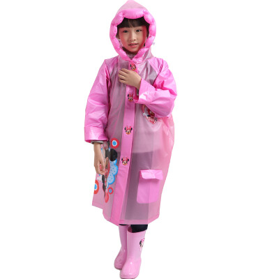 

Disney Disney raincoat children with book bag bit thickened cartoon child poncho YQ1008 pink  code