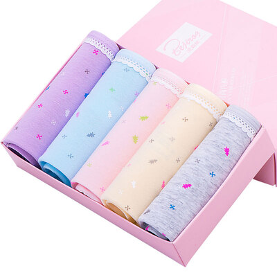 

Polaris cashmere NF14X25032-5 ladies underwear 5 mixed color gift box women&39s underwear pants women little little women&39s underwear