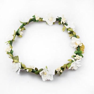 

Floral Headband Garland Flower Wedding Bridal Hairband Festival Boho Hippy Beach