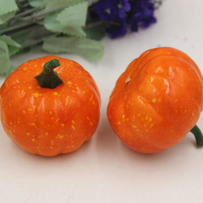 

16 PCS Mini Foam Artificial Simulation Pumpkins Halloween Party Decoration Decor