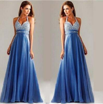 

Evening Dress A-line Double V-neck Sleeveless Elegant Evening Dresses Long Formal Party Dresses for Women