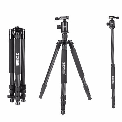 

ZOMEi Z818C Carbon Fiber Camera Tripods for Digital DSLR Cameras with Quick Release Plate&Ball Head