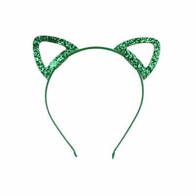 

Outdoor Kids Girl Women Glitter Cat Ear Headband Value Set Cat Ear Hair Hoop