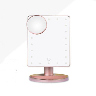

JIPUSH Table 22 led make-up mirror fashion princess beauty mirror dressing magnifier brightness adjustable