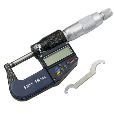 

Digital Display High Accuacy Micrometer 0-25mm 0001mm MetricInch Electronic Scale Micrometer Carbide Tip