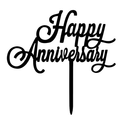 

UpperX Wedding Cake Topper Wedding Cake Inserted Card Party Refinement cake decoration Cake WordPadhappy anniversary