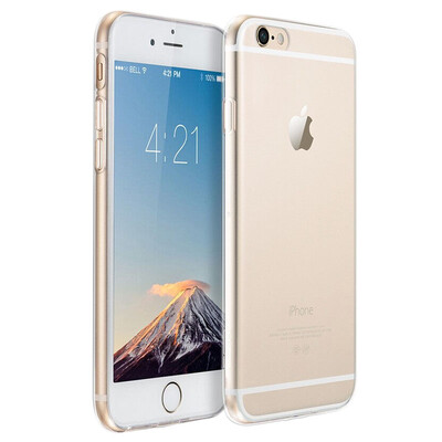 

Yomo Apple, iPhone6 ​​/ 6S телефон задняя крышка корпуса / телефон оболочки корпуса носить мягкие одностороннюю серии совершенно ясно белый