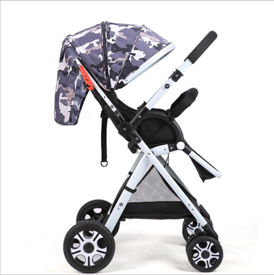 

High view baby stroller super light folding baby stroller can sit&recline in the stroller to avoid shock portable stroller can