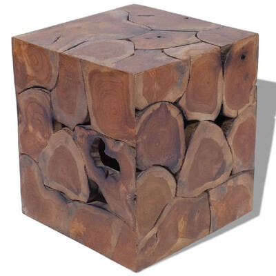 

Stool Solid Teak 40x40x45 cm
