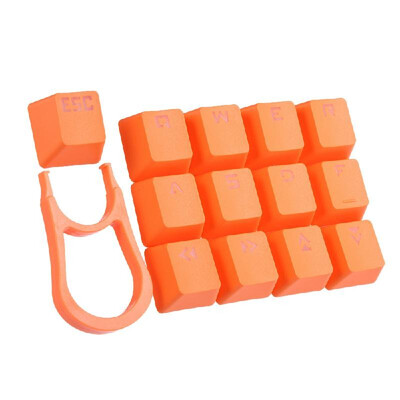 

AJAZZ PBT Keycaps 13 Key Caps Double Color Injection Backlit Covers Keyset with Keycap Puller for Mechanical Gaming Keyboard