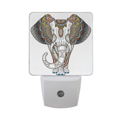

ALAZA LED Night Light With Smart Dusk To Dawn SensorHead Hindu Lord Ganesha Plug In Night Light