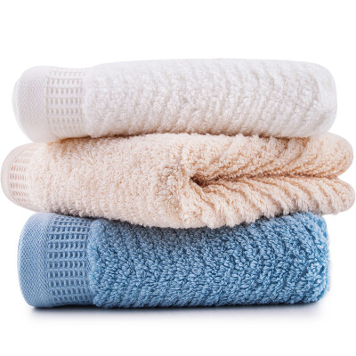 

【Jingdong Supermarket】 Sanli cotton color satin dish towel 32 × 72cm soft absorbent face wash towel mixed color 3