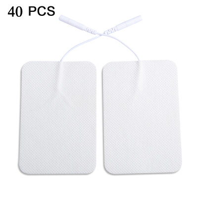 

20pcs 96cm Self Adhesive Replacement Tens Non-woven Fabric Physical Therapy ReusableTENS Unit Patches Electrode Pads for Muscle