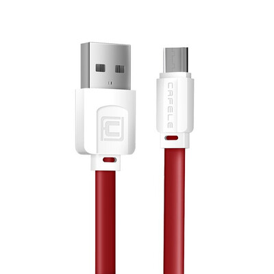 

Cafele Micro USB Cable for Redmi 4X Flat Cable USB Micro USB 50cm 120cm Super Durable TPE Fast Sync Charging Cable