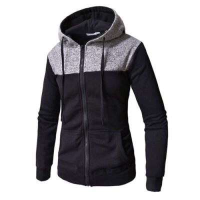 

New Mens Winter Hoodies Sweatshirt Hooded Zip Pullover Warm Coat Jacket NX