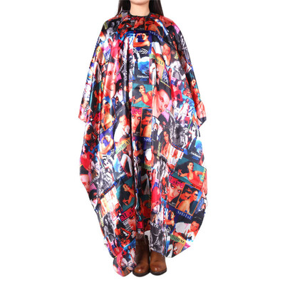 

Hairdressing Gown Cape Hair Design Cut Salon Hairstylist Barber Nylon Cloth Wrap Protect