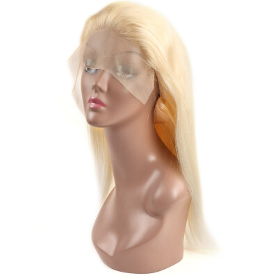 

Brazilian Blonde Wig Straight Human Hair Wigs Blonde Color 613 Human Hair Lace Front Wigs Blonde Hair